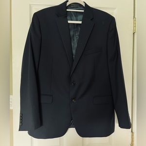 Lauren By Ralph Lauren Classic Fit Suit Separates Coat, Navy Size 44 Regular